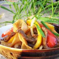 干炒牛河 ,干炒牛河 怎么做,广东小吃,小吃教程,家常菜,家常菜做法,小吃培训,干炒牛河 的做法,