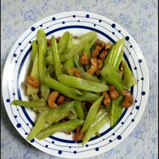 西芹腰果 ,西芹腰果 怎么做,家常菜,小吃教程,家常菜,家常菜做法,小吃培训,西芹腰果 的做法,