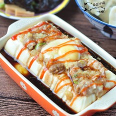 民贺店车提供家常菜肉蛋蒸豆腐 的做法,其包含：主料,辅料,食材,做法等,让您在免费的小吃培训中学习到肉蛋蒸豆腐 的烹饪技巧