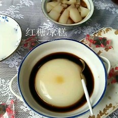 红糖凉糕 ,红糖凉糕 怎么做,家常菜,小吃教程,家常菜,家常菜做法,小吃培训,红糖凉糕 的做法,