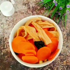 红萝卜炖腐竹 ,红萝卜炖腐竹 怎么做,家常菜,小吃教程,家常菜,家常菜做法,小吃培训,红萝卜炖腐竹 的做法,