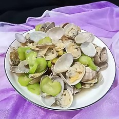 丝瓜炒花蛤 ,丝瓜炒花蛤 怎么做,家常菜,小吃教程,家常菜,家常菜做法,小吃培训,丝瓜炒花蛤 的做法,