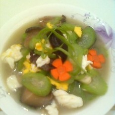 丝瓜鸡蛋香菇 ,丝瓜鸡蛋香菇 怎么做,家常菜,小吃教程,家常菜,家常菜做法,小吃培训,丝瓜鸡蛋香菇 的做法,