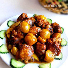栗子焖鸡翼 ,栗子焖鸡翼 怎么做,家常菜,小吃教程,家常菜,家常菜做法,小吃培训,栗子焖鸡翼 的做法,