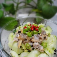 蛤蜊拍黄瓜 ,蛤蜊拍黄瓜 怎么做,海鲜,小吃教程,家常菜,家常菜做法,小吃培训,蛤蜊拍黄瓜 的做法,