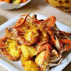油炸梭子蟹 ,油炸梭子蟹 怎么做,海鲜,小吃教程,家常菜,家常菜做法,小吃培训,油炸梭子蟹 的做法,