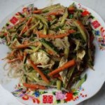 凉拌粉丝鸡蛋皮 ,凉拌粉丝鸡蛋皮 怎么做,凉菜,小吃教程,家常菜,家常菜做法,小吃培训,凉拌粉丝鸡蛋皮 的做法,