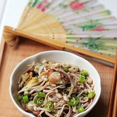 香辣扇贝金针菇 ,香辣扇贝金针菇 怎么做,凉菜,小吃教程,家常菜,家常菜做法,小吃培训,香辣扇贝金针菇 的做法,