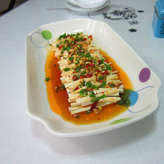 蒜米豆腐丝 ,蒜米豆腐丝 怎么做,凉菜,小吃教程,家常菜,家常菜做法,小吃培训,蒜米豆腐丝 的做法,