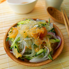 香辣蜇头拌黄瓜丝 ,香辣蜇头拌黄瓜丝 怎么做,凉菜,小吃教程,家常菜,家常菜做法,小吃培训,香辣蜇头拌黄瓜丝 的做法,