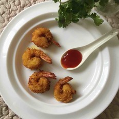 面包糠炸虾 ,面包糠炸虾 怎么做,热菜,小吃教程,家常菜,家常菜做法,小吃培训,面包糠炸虾 的做法,