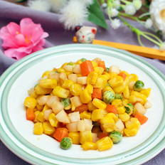 马蹄清炒玉米粒  宝宝健康食谱 ,马蹄清炒玉米粒  宝宝健康食谱 怎么做,热菜,小吃教程,家常菜,家常菜做法,小吃培训,马蹄清炒玉米粒  宝宝健康食谱 的做法,