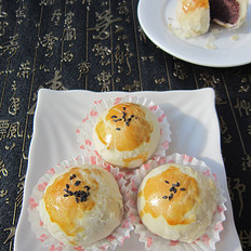 红豆沙酥饼 ,红豆沙酥饼 怎么做,甜品点心,小吃教程,家常菜,家常菜做法,小吃培训,红豆沙酥饼 的做法,