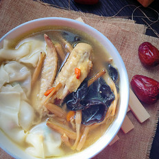 红枣枸杞鸡汤馄饨 ,红枣枸杞鸡汤馄饨 怎么做,糕点主食,小吃教程,家常菜,家常菜做法,小吃培训,红枣枸杞鸡汤馄饨 的做法,