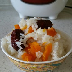 南瓜红枣饭 ,南瓜红枣饭 怎么做,糕点主食,小吃教程,家常菜,家常菜做法,小吃培训,南瓜红枣饭 的做法,
