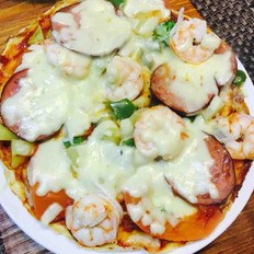 民贺店车提供糕点主食蒸披萨 的做法,其包含：主料,辅料,食材,做法等,让您在免费的小吃培训中学习到蒸披萨 的烹饪技巧