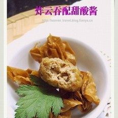 炸云吞 ,炸云吞 怎么做,川菜,小吃教程,家常菜,家常菜做法,小吃培训,炸云吞 的做法,