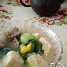 肉丸豆腐汤 ,肉丸豆腐汤 怎么做,川菜,小吃教程,家常菜,家常菜做法,小吃培训,肉丸豆腐汤 的做法,