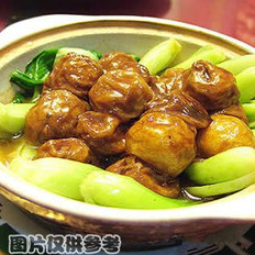 肉酿生麸圆 ,肉酿生麸圆 怎么做,粤菜,小吃教程,家常菜,家常菜做法,小吃培训,肉酿生麸圆 的做法,