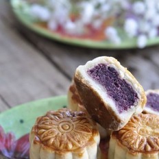 京式提浆紫薯月饼 ,京式提浆紫薯月饼 怎么做,京菜,小吃教程,家常菜,家常菜做法,小吃培训,京式提浆紫薯月饼 的做法,