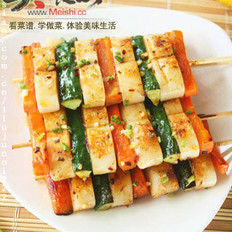 香煎年糕串 ,香煎年糕串 怎么做,韩国料理,小吃教程,家常菜,家常菜做法,小吃培训,香煎年糕串 的做法,
