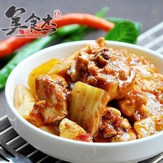 韩式泡菜鸡 ,韩式泡菜鸡 怎么做,韩国料理,小吃教程,家常菜,家常菜做法,小吃培训,韩式泡菜鸡 的做法,