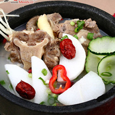 炖牛尾汤 ,炖牛尾汤 怎么做,韩国料理,小吃教程,家常菜,家常菜做法,小吃培训,炖牛尾汤 的做法,