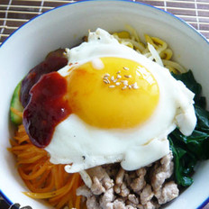 韩式拌饭 ,韩式拌饭 怎么做,韩国料理,小吃教程,家常菜,家常菜做法,小吃培训,韩式拌饭 的做法,