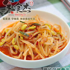 黄豆芽泡菜 ,黄豆芽泡菜 怎么做,韩国料理,小吃教程,家常菜,家常菜做法,小吃培训,黄豆芽泡菜 的做法,