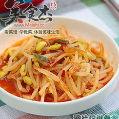民贺店车提供韩国料理黄豆芽泡菜 的做法,其包含：主料,辅料,食材,做法等,让您在免费的小吃培训中学习到黄豆芽泡菜 的烹饪技巧