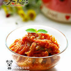 韩式辣白菜 ,韩式辣白菜 怎么做,韩国料理,小吃教程,家常菜,家常菜做法,小吃培训,韩式辣白菜 的做法,