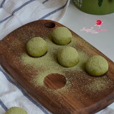 日式抹茶奶油球 ,日式抹茶奶油球 怎么做,日本料理,小吃教程,家常菜,家常菜做法,小吃培训,日式抹茶奶油球 的做法,