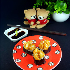 味付海螺寿司 ,味付海螺寿司 怎么做,日本料理,小吃教程,家常菜,家常菜做法,小吃培训,味付海螺寿司 的做法,