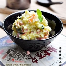 日式土豆沙拉 ,日式土豆沙拉 怎么做,日本料理,小吃教程,家常菜,家常菜做法,小吃培训,日式土豆沙拉 的做法,
