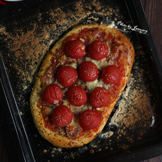 番茄培根披萨 ,番茄培根披萨 怎么做,意大利菜,小吃教程,家常菜,家常菜做法,小吃培训,番茄培根披萨 的做法,