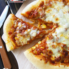 番茄牛肉PIZZA ,番茄牛肉PIZZA 怎么做,美国家常菜,小吃教程,家常菜,家常菜做法,小吃培训,番茄牛肉PIZZA 的做法,