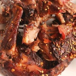 烧烤，烤兔肉，烤肉，富贵烤乳兔